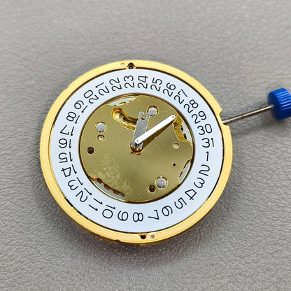 Swiss Ronda 5030.D Quartz Movement 5030D Date@4 White Disk