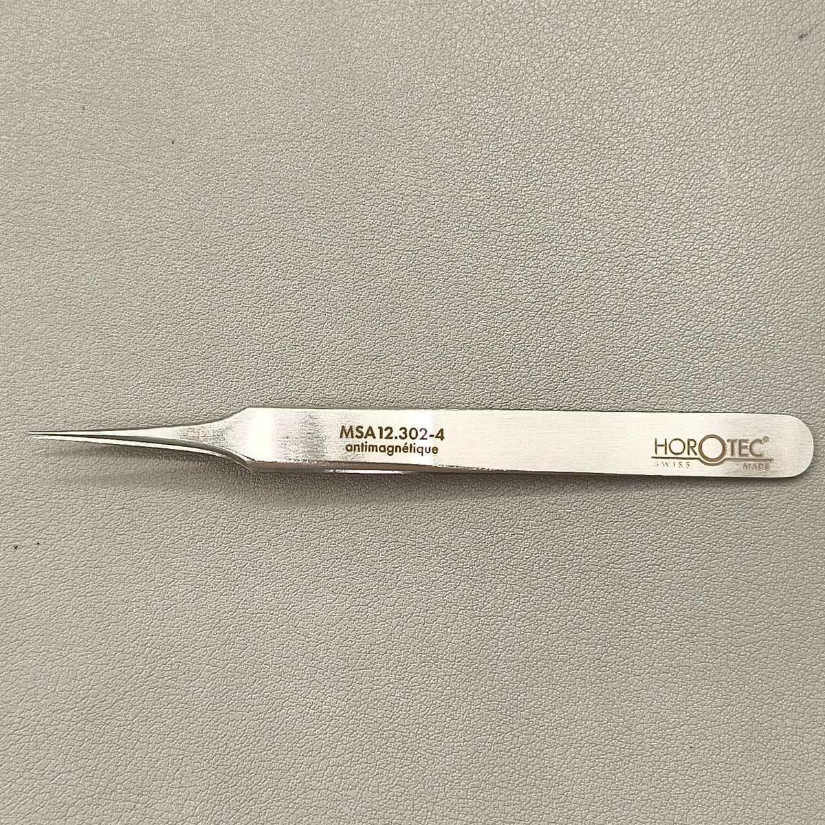 Swiss Horotec MSA12.302-4 100% Antimagnetic Steel Tweezer