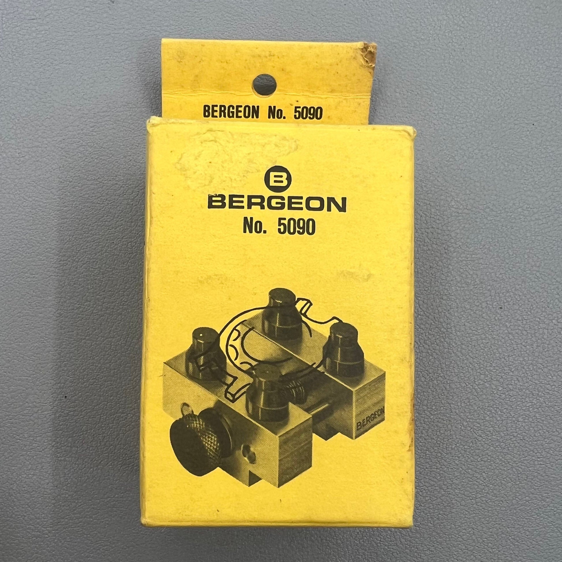 Bergeon Modell 5090 wasserdichter Uhrengeh�usehalter f�r pr�zise Uhrmacherarbeiten