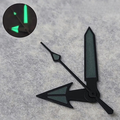 C3 Green Luminous Watch Hands Set For NH34 NH35 4R35 NH36 4R36 Movement