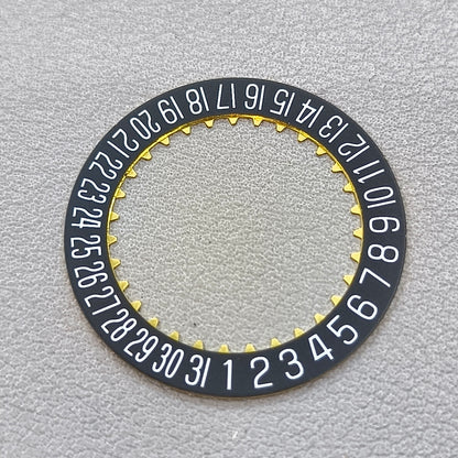 Replacement Black Date@6 Date Disk Wheel Date Wheel Original for ETA 7750