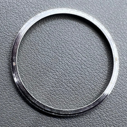 Golden stainless steel chapter ring for watches, 34.9x31.0x1.9mm, durable accessory.