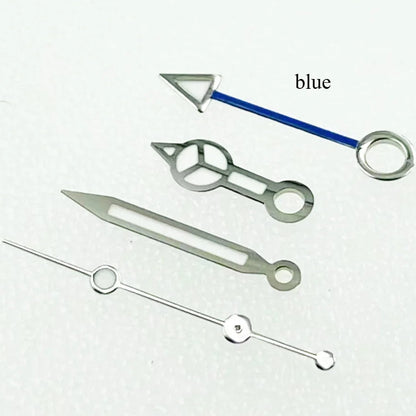 Blue+Silver Trim Blue Luminous Diving Watch Hand for NH34 GMT 4 Hands