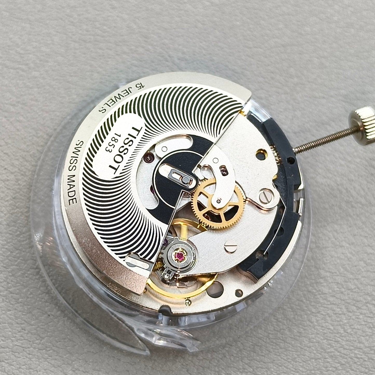 Swiss Genuine ETA C01.211 Chronograph Mechanical Movement 1853 White Dial