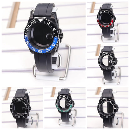 40mm Watch Case Sapphire For SUB NH35 NH36 NH34 GMT NH38 GMT Miyota 8215 Eta2824