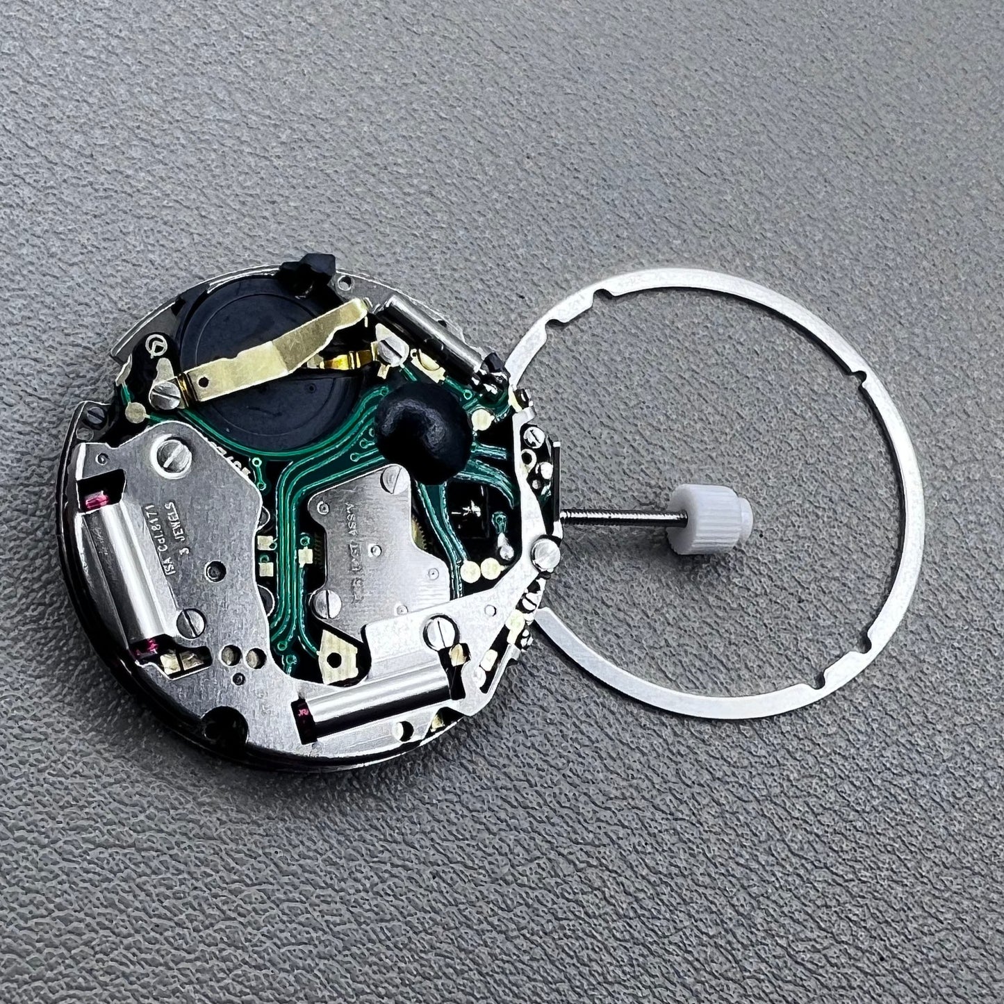 ISA 8161 Quartz Movement Date@6 White Disk 6 Hands ISA 8171 Replacement