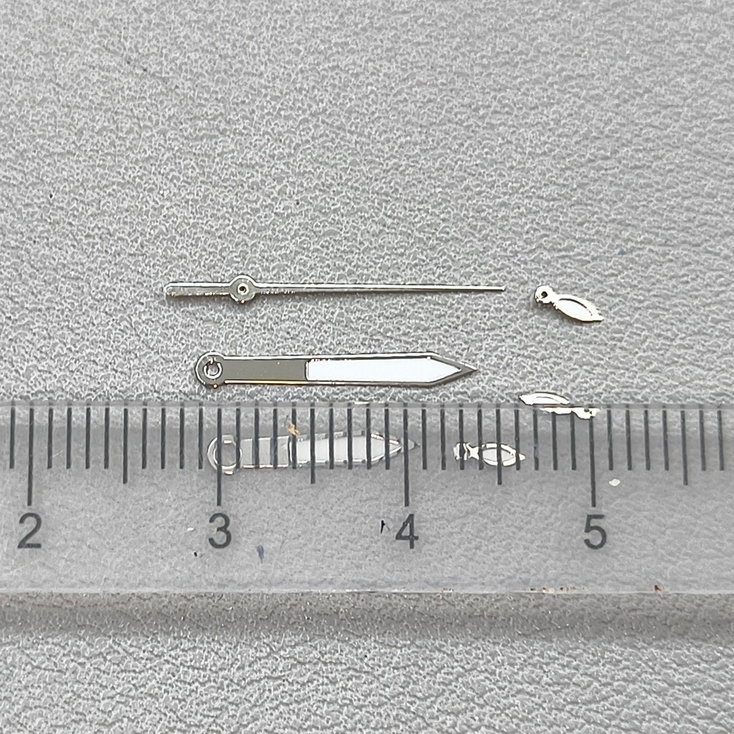 14mm Green Lume Silver Trim Watch Hands for OS10 OS60 OS80 Movement Watch Part