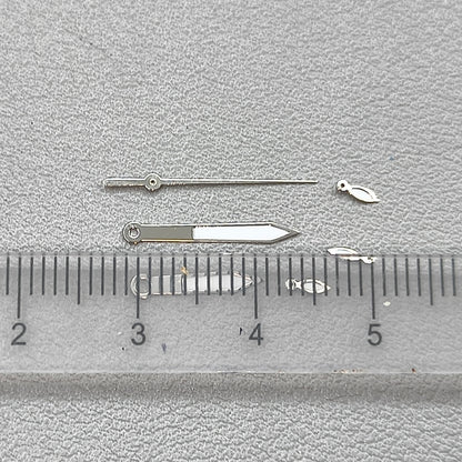 14mm Green Lume Silver Trim Watch Hands for OS10 OS60 OS80 Movement Watch Part