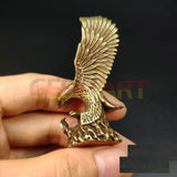 Solid Copper Great Eagle Trinket Hand Carved Bronze Model Figurines