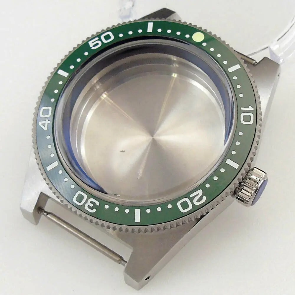 40mm Sapphire Glass Watch Case Fit NH35 NH36 Eta 2824 300M Water Resistance