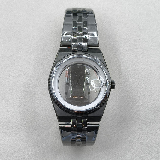 39.5mm Land-Dweller Watch Case Set with Strap Lume Sapphire Glass Fit NH35
