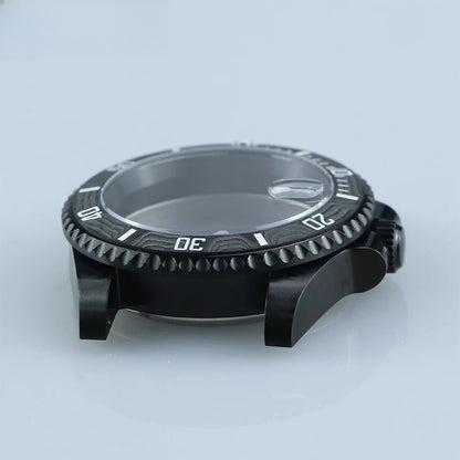40.5mm IPB Stainless Steel Case Sapphire Glass fit NH35 Carbon Fiber Bezel