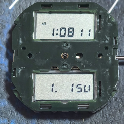 Japan Made Miyota T240 Quartz Movement 3 Hands Watch Part With Display