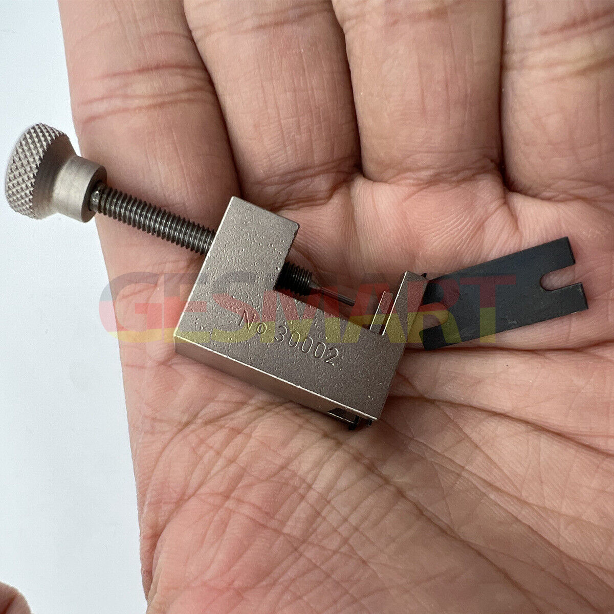 Bergeon 30002 precision watch hand remover tool for professional watch repairs and maintenance.