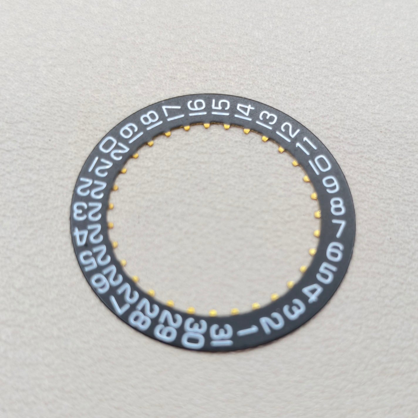 Black Date Disk Wheel Date Wheel Date@3 for ETA 2824-2 2892 Mechanical Movement
