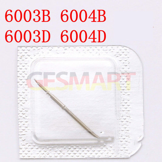 Watch winding stem for Ronda 6003D quartz movement, precision fit for watch repair and replacement.