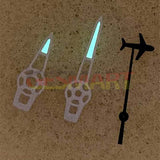 Plane Small Second Green Luminous 3 Hands Hollow Watch Hands for NH35/NH36/4R/7S