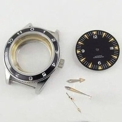 Modified 10ATM 41mm Sapphire Glass Watch Case Fit 8215 NH35 NH36 ETA 2824 2836