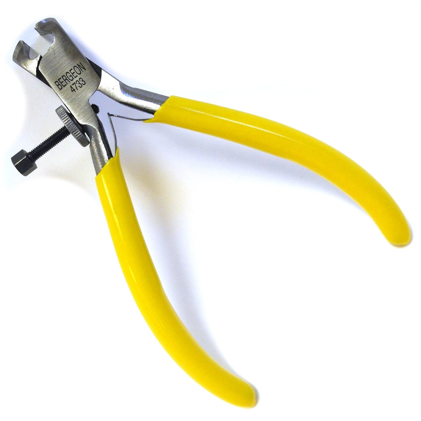 Bergeon 4733 watchmaker?s tool for precise cannon pinion tightening in watch repair.