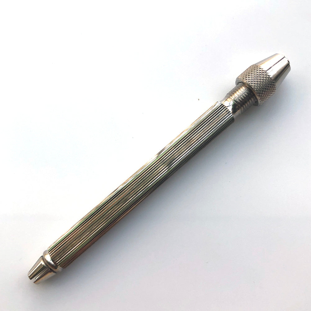 Bergeon 1842-16A pin vise with dual chucks, perfect for precise watch accessory repairs and adjustments.