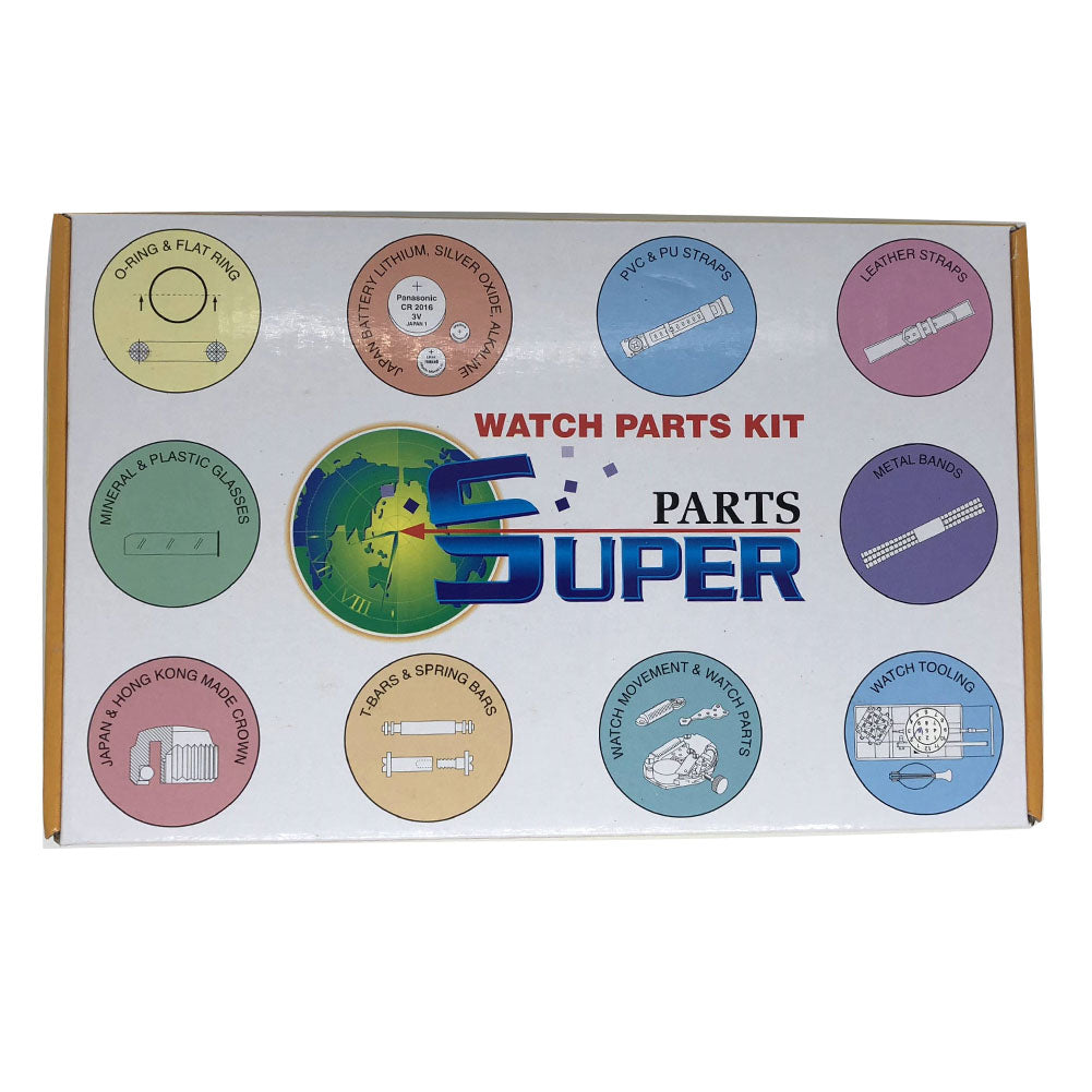 Dome-shaped extra white mineral watch glass, 1.0mm thickness, 5 sizes, 100 pieces per box from.