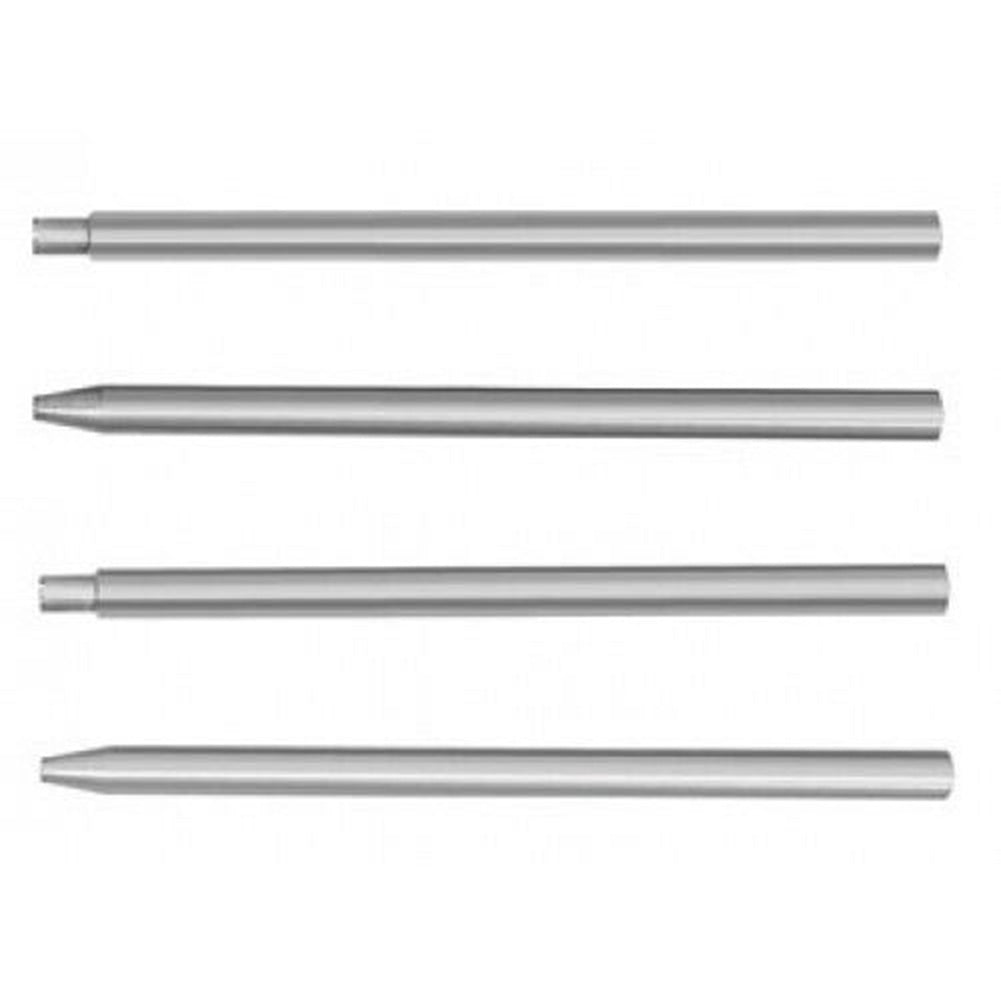 Horotec MSA03.666 set of 4 oscillating weight bolt keys for precise watch calibre repair and maintenance tools.