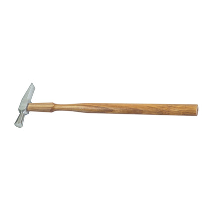 Horotec MSA04.003 watchmaker's hammer with flat and conic head, 230mm length for precise watch accessory adjustments.