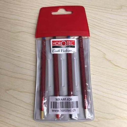 Horotec MSA05.020 set of 4 precision hand setting tools for watch repair professionals and watchmakers.