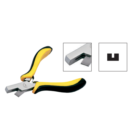 Pince Horotec MSA11.105 pour entailler les lanières de cuir, couper 