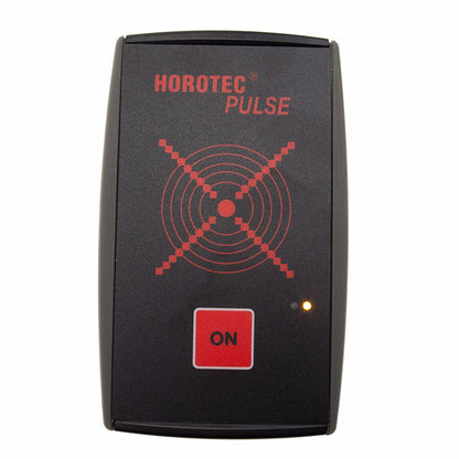 Horotec MSA19.106 pulse quartz movement tester showing accurate timing for watch repair diagnostics.