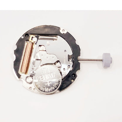 Ronda 705 quartz watch movement featuring date display at 3/6 for accurate timekeeping precision.