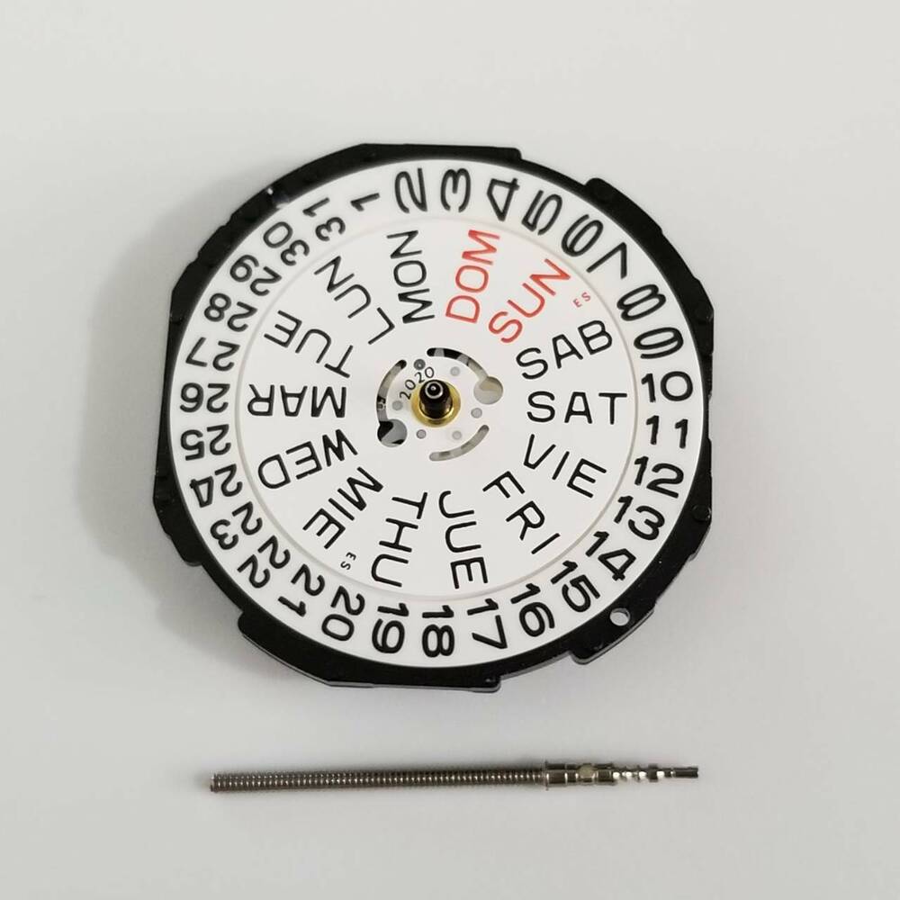 Hattori Epson TMI PC33 quartz watch movement, Japan-made replacement part for repairs.