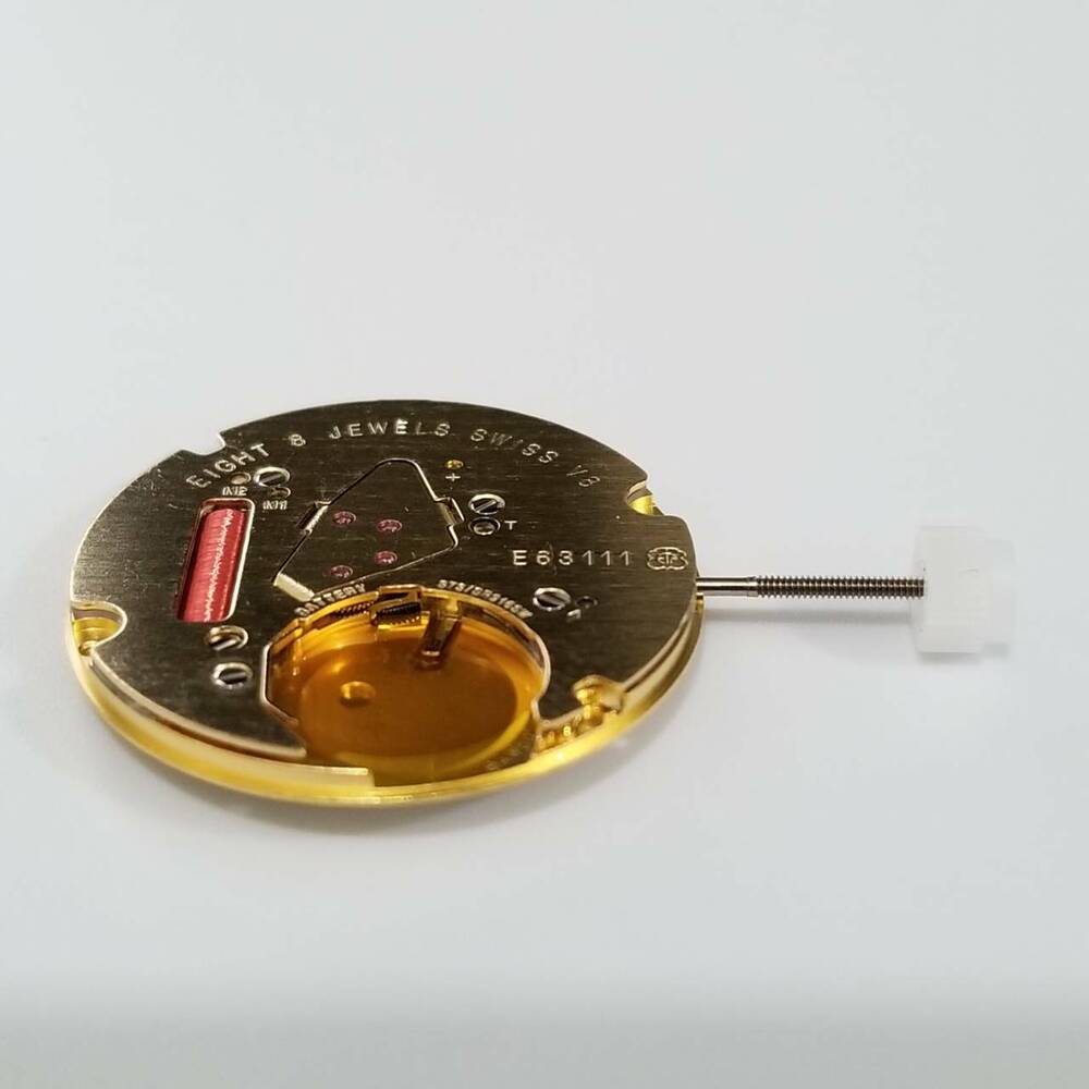 ETA E63.111 quartz watch movement replacement part by ETA for accurate timekeeping and repair.