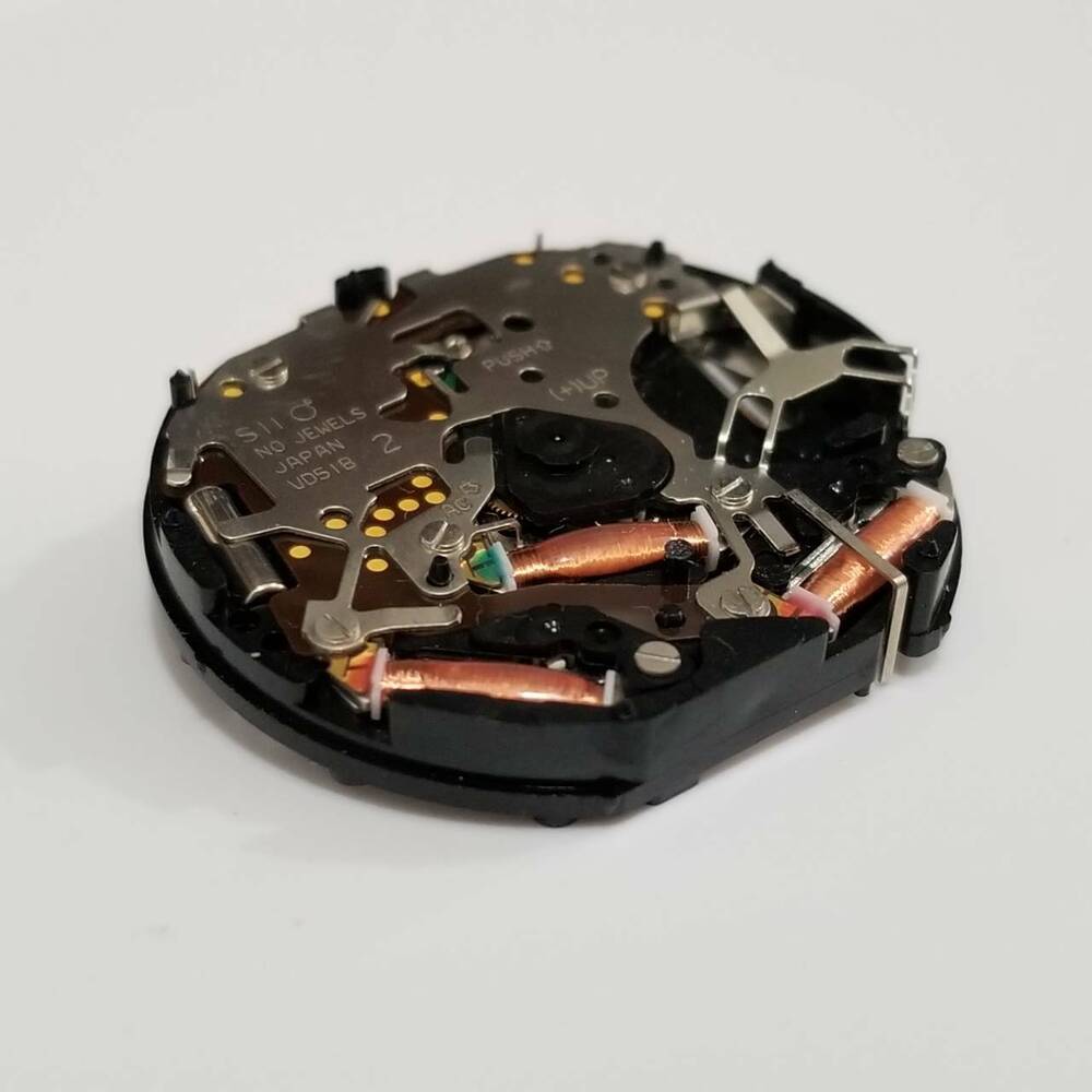 SII VD51 quartz movement watch repair part for accurate timing by Seiko.