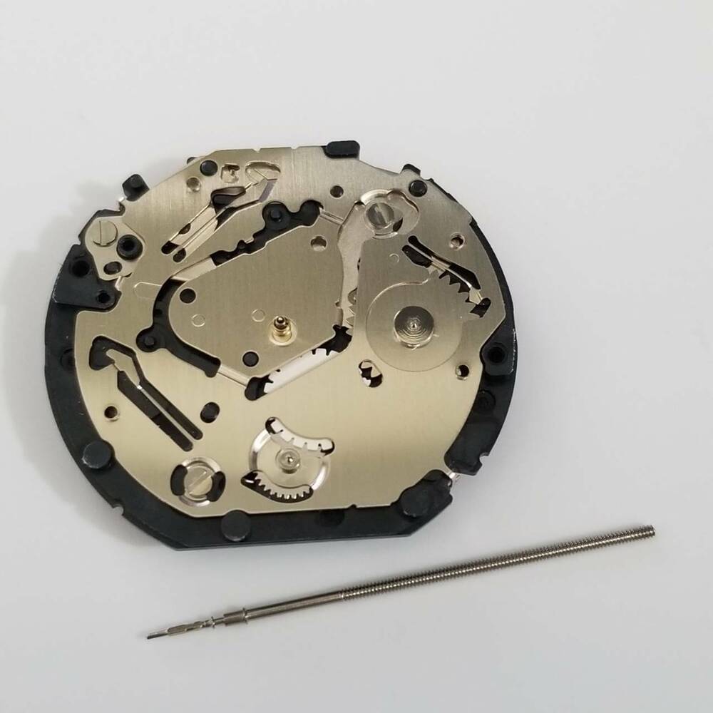 S. Epson VX7R quartz watch repair part showing precise movement components for timepiece restoration.