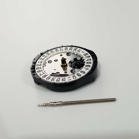 Hattori Epson PC22 quartz watch movement for precise watch repairs and replacements.