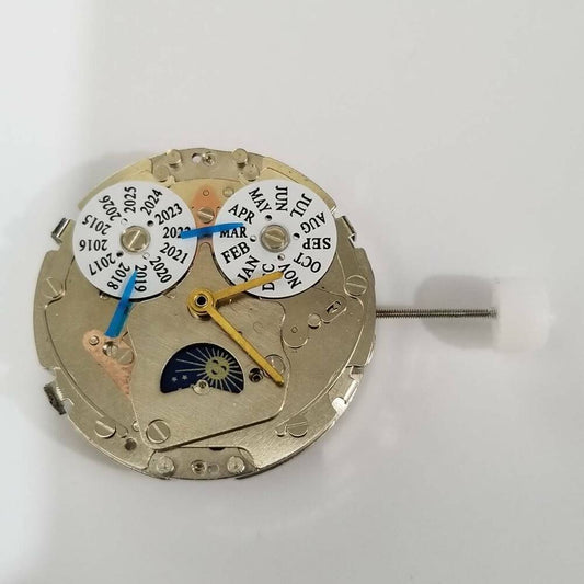 SHANGHAI 7751 automatic movement repair part for Longines watches with 8 hands.
