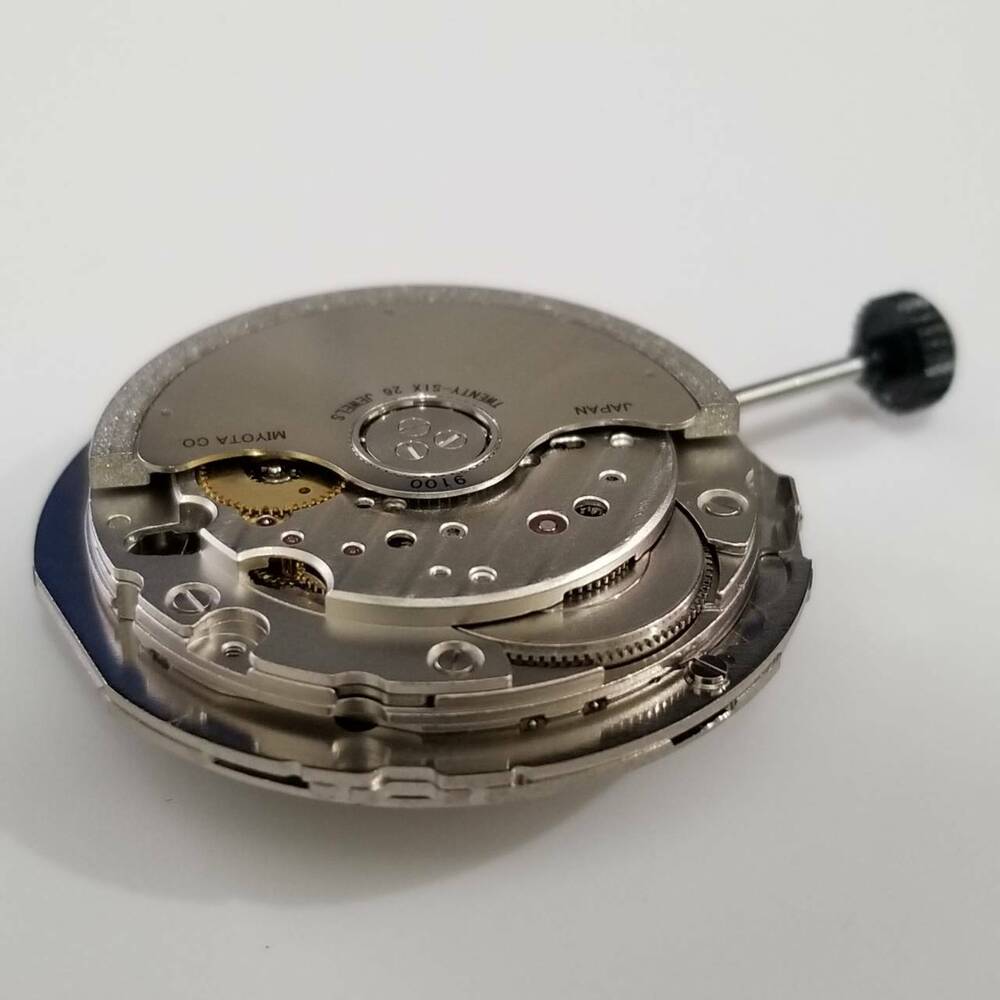Miyota 9100 automatic watch movement repair part for accurate mechanical timekeeping by Miyota.