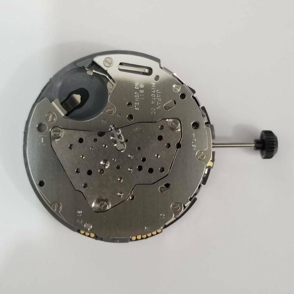 Miyota 6S11 quartz watch movement for precise timekeeping, ideal repair part for watch accessories.