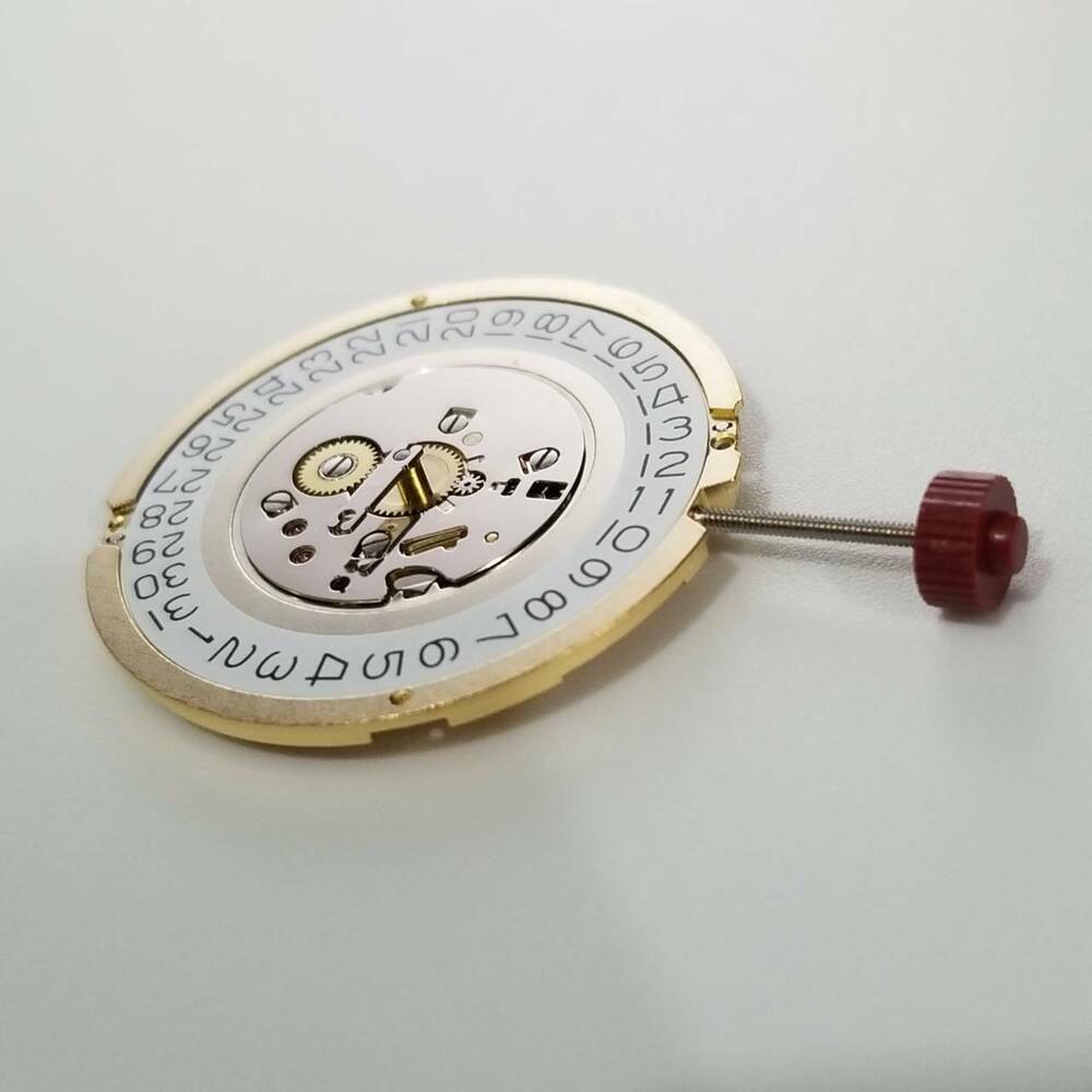 Ronda 1019 quartz watch movement replacement part for precise timekeeping.