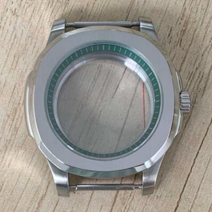 Boîtier de montre 40 mm avec verre saphir pour mouvement automatique NH35/36/4R/7S 