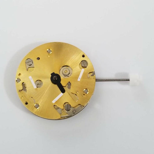 ISA 9238/1970 quartz movement gold watch repair part for precise timekeeping.