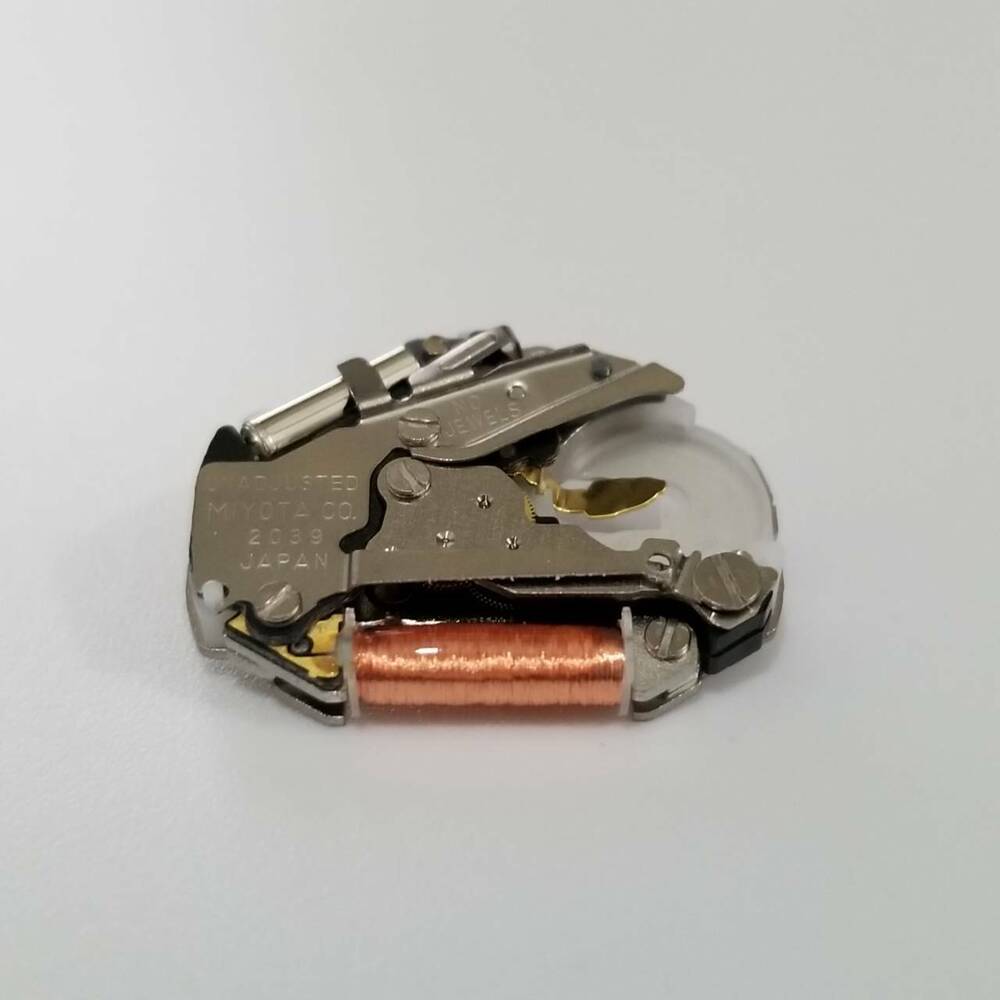 Miyota 2039 quartz movement repair parts for accurate watch accessory replacements by Miyota.