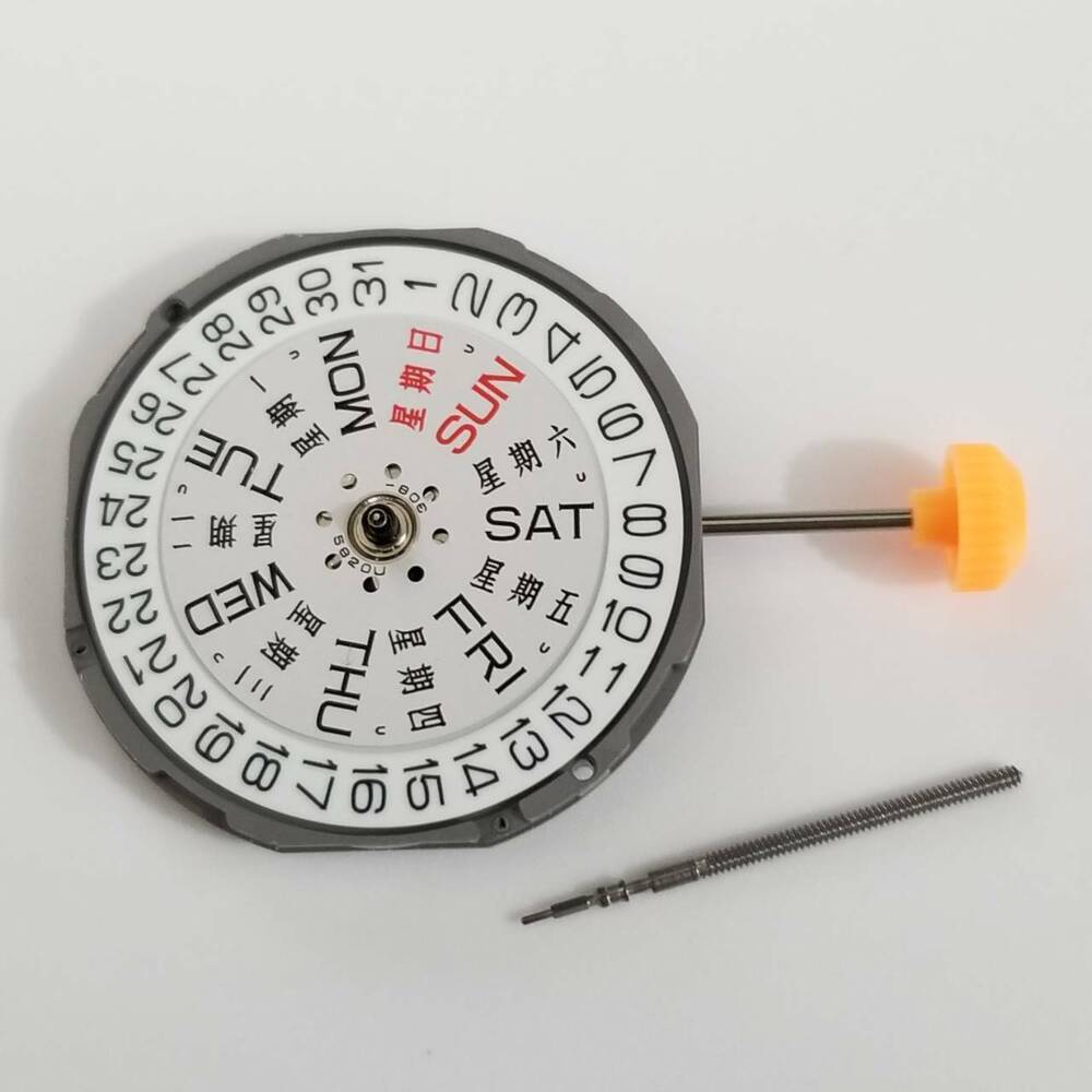 Miyota 1M02 quartz watch movement replacement part, compatible with 1100A 1101 1102 models