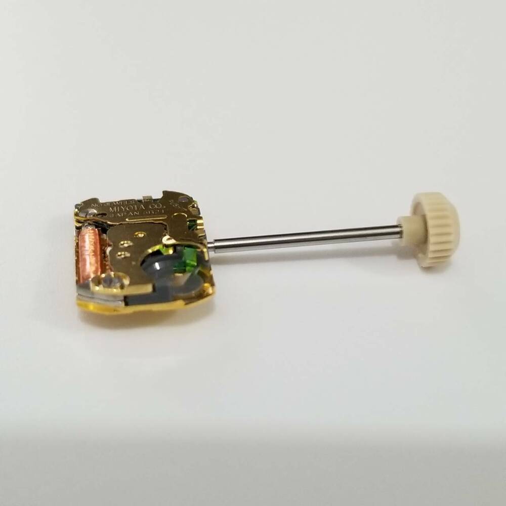 Miyota 5R21 quartz watch movement, precision replacement part for accurate watch repair and timekeeping.