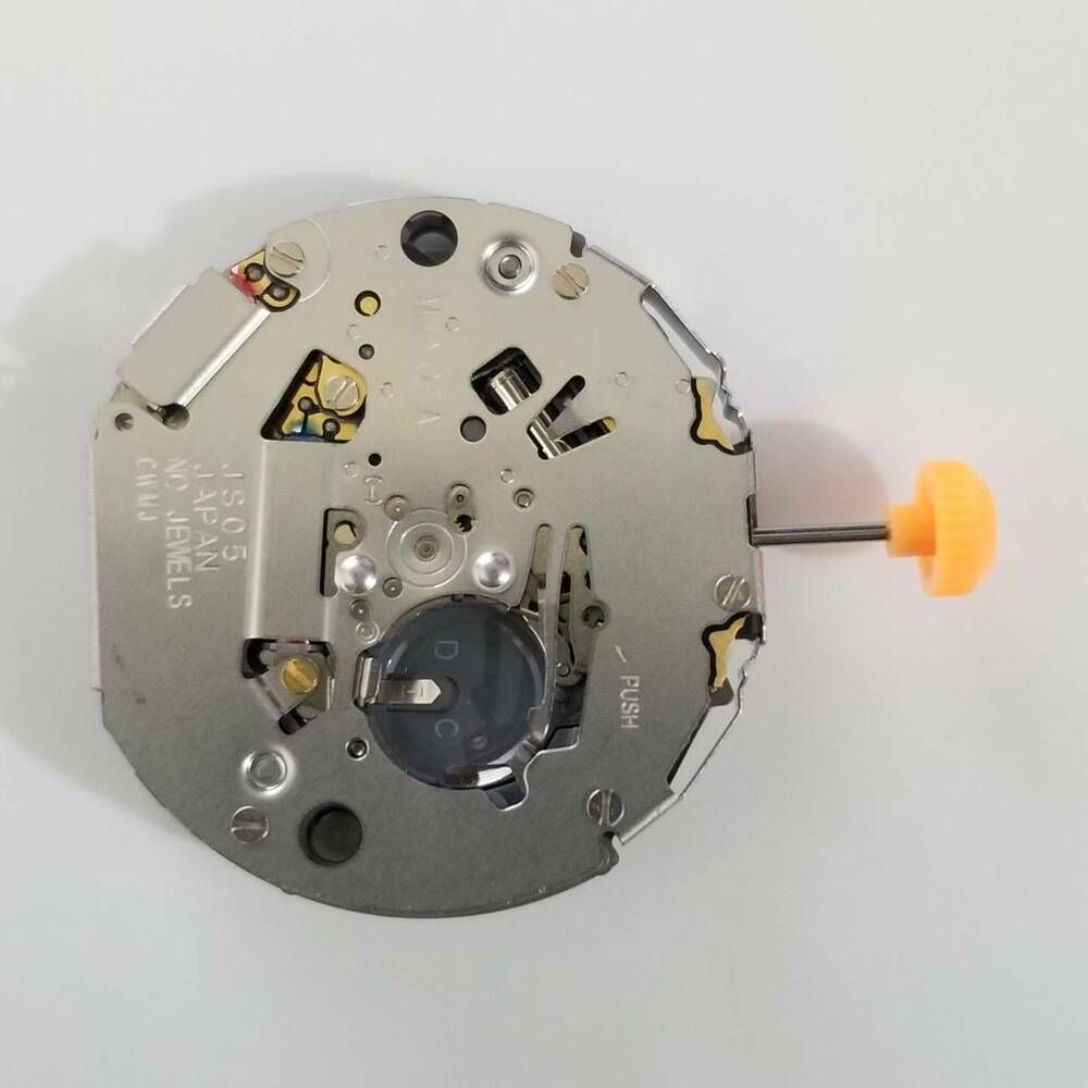 Miyota JS05 quartz watch movement for accurate timekeeping in watch repairs and replacements