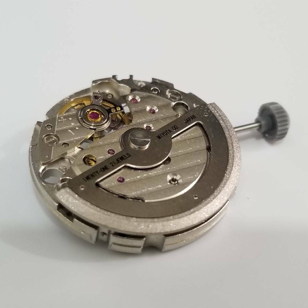 Miyota 82S0 mechanical automatic watch movement for precise timekeeping and repair.