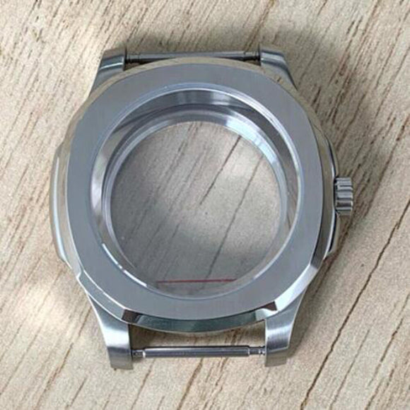 40MM Watch Case Inner Shadow Sapphire Glass for NH35/36/4R/7S Automatic Movement