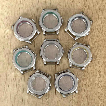 Boîtier de montre 40 mm avec verre saphir pour mouvement automatique NH35/36/4R/7S 