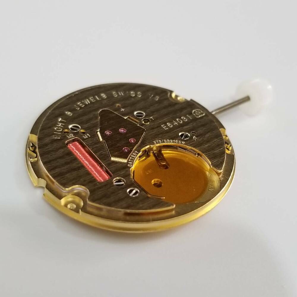 ETA E64.031 quartz watch movement part by ETA, precision components for accurate timekeeping repair.